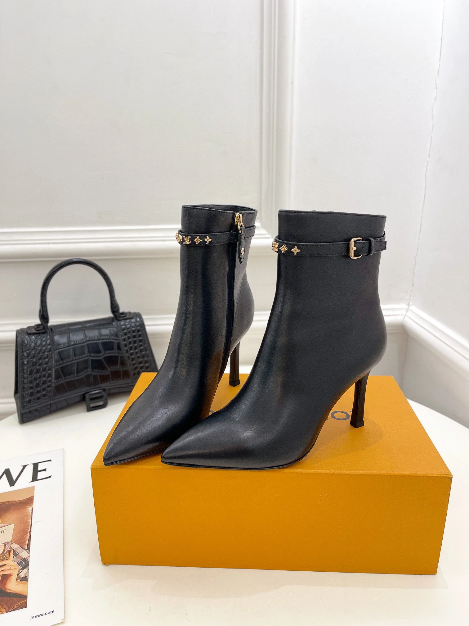 coco- 2022 Heel height：8.5cm cowhide Sheepskin item:B-X602J2451